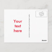 Musikpostkarte Postkarte (Rückseite)