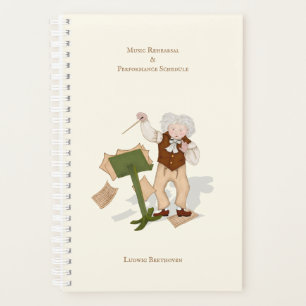 Musikpraxis und Leistungszeitplan Personalisiert Planer