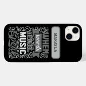 Musikpreisgeschenk Telefon / iPad Gehäuse Case-Mate iPhone Hülle (Rückseite (Horizontal))