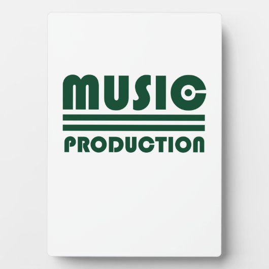 Musikproduktion Fotoplatte (Vorderseite)
