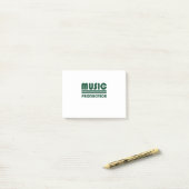 Musikproduktion Post-it Klebezettel (Auf Schreibtisch)