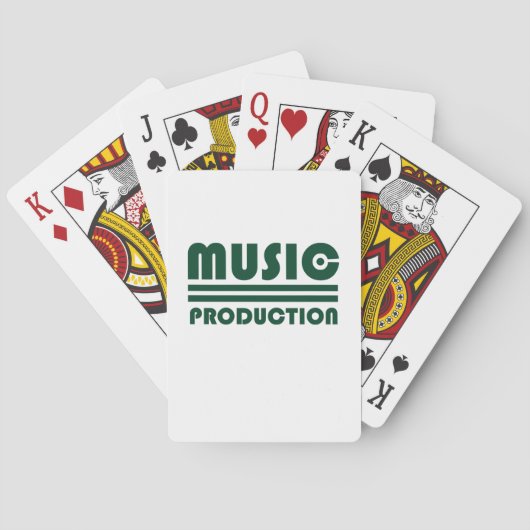 Musikproduktion Spielkarten (Rückseite)