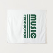 Musikproduktion Wandteppich (Vorderseite (Horizontal))