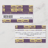 Musikproduktionsmusiker und DJ Visitenkarte (Vorne/Hinten)