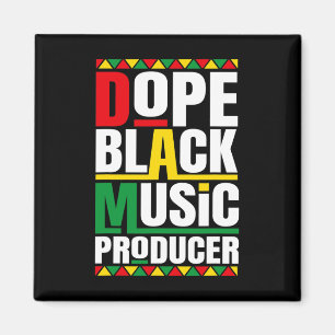 Musikproduzent Black History Month Musik Schwarze  Magnet