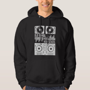 Musikproduzent DJ Alte Schule Vinyl Electro Techno Hoodie
