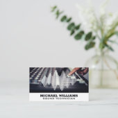 Musikproduzent | Sound Engineer Visitenkarte (Stehend Vorderseite)