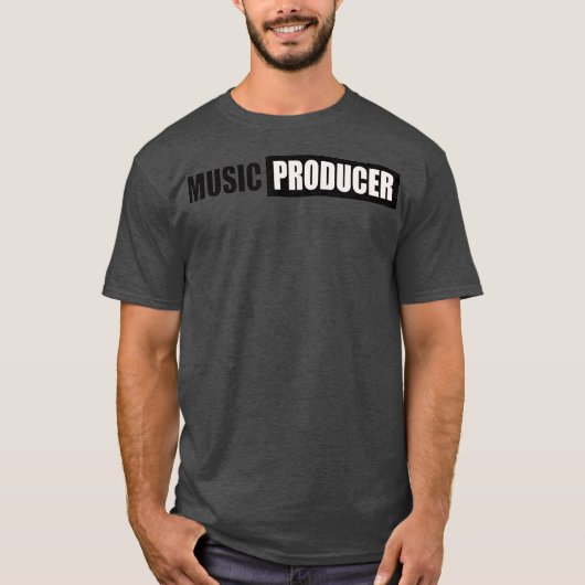 MUSIKPRODUZENT TSHIRT DESIGN DJ ARTIST SINGER (Vorderseite)