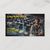 Musikproduzent Visitenkarte (Vorderseite)
