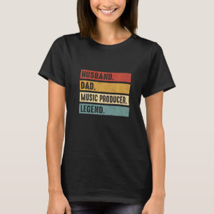Musikproduzent von Husband-Vätern, der Beats Beat  T-Shirt