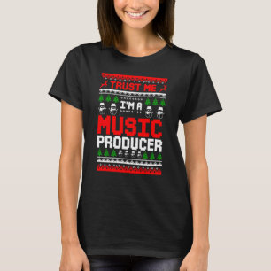 Musikproduzent Weihnachtskomponist Musik aufnehmen T-Shirt