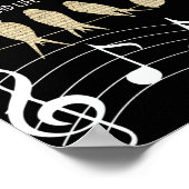 Musikquotenposter Poster (Ecke)