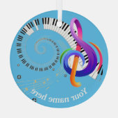 Musikreihe Ornament Aus Glas (Rückseite)