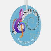 Musikreihe Ornament Aus Glas (Vorderseite Rechts)