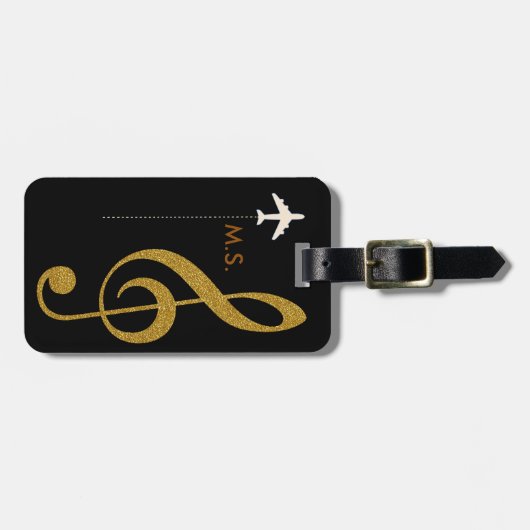 Musikreise Gepäckanhänger (Vorderseite horizontal)