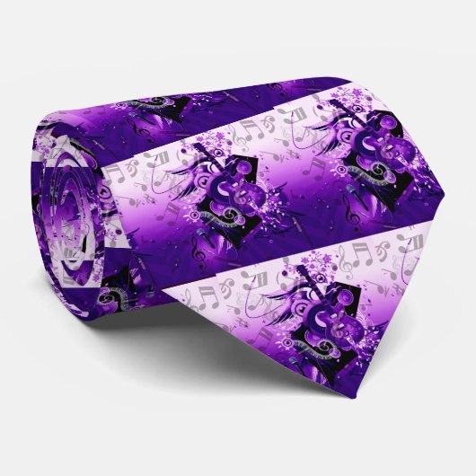 Musikreise_ Krawatte (Gerollt)