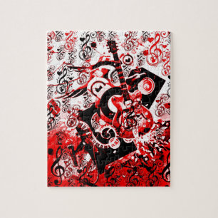 Musikreise-Rot_ Puzzle