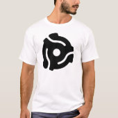 Musikrekord 45-RPM-Adapter T-Shirt (Vorderseite)