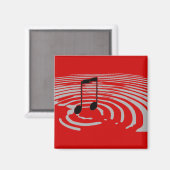 Musikripple Magnet (Vorderseite/Rückseite)