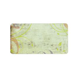 MUSIKROTE KARTE Drucken Sie Ihren eigenen Etikette Adressaufkleber