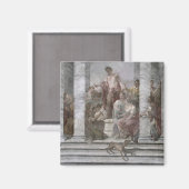 Musiksaal (Fresko) (und Detail 60260) Magnet (Vorderseite/Rückseite)