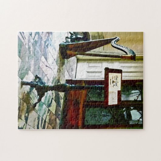 Musiksaal mit Harfe Puzzle (Horizontal)