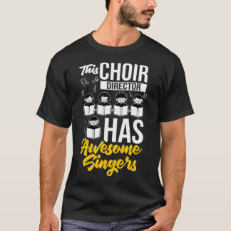 Musiksängerin Notenunterricht für Choreograf T-Shirt
