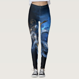Musiksaxophon mit Oktopus Leggings