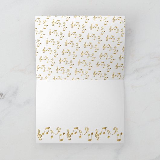 Musikschule - Abschluss Einladung (Innenseite)