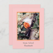 Musikschule Einladung (Vorne/Hinten)