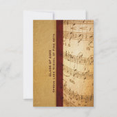 Musikschule oder Abschluss der Darstellenden Kunst Einladung (Vorderseite)