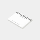 Musikschule Post-it Klebezettel (angewinkelt)