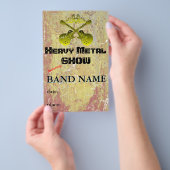 Musikshow oder Band Flyer (Handgriff)