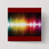 Musikspektrum Soundwave Vibrann Audio Visualizer Button (Vorderseite)
