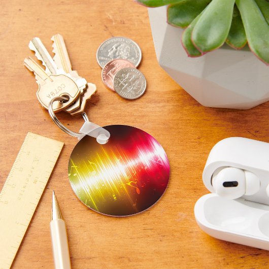 Musikspektrum Soundwave Vibrann Audio Visualizer Schlüsselanhänger