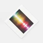 Musikspektrum Soundwave Vibrann Audio Visualizer Serviette (Ecke)