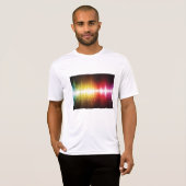 Musikspektrum Soundwave Vibrann Audio Visualizer T-Shirt (Vorne ganz)