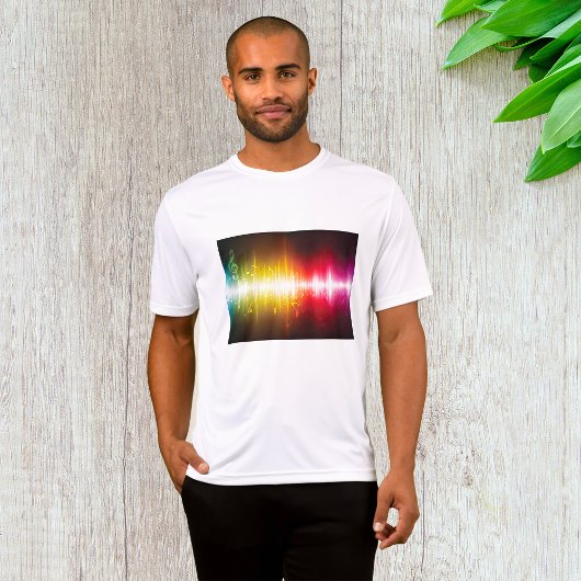 Musikspektrum Soundwave Vibrann Audio Visualizer T-Shirt
