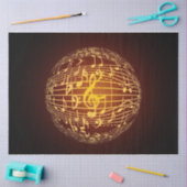 Musiksphärenpapier Seidenpapier (Basteln)