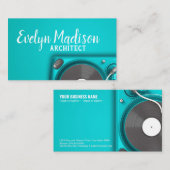 Musikspieler Visitenkarte (Vorne/Hinten)