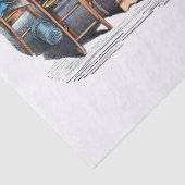 MUSIKSPRACHE TIERLANDE ORCHESTER Geburtstag Seidenpapier (Detail)