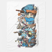 MUSIKSPRACHE TIERLANDWIRTSCHAFT FLEECEDECKE (Vorderseite)