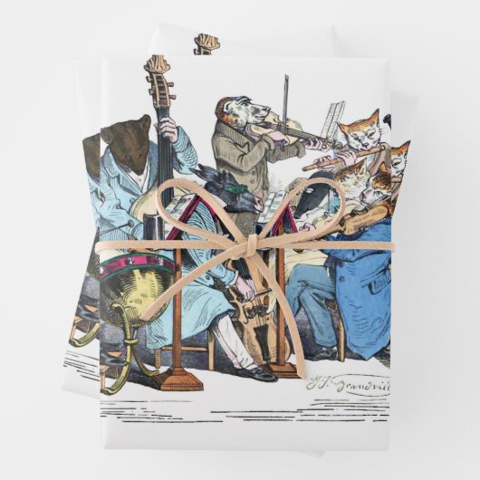 MUSIKSPRACHE TIERLANDWIRTSCHAFT GESCHENKPAPIER SET (Beispiel)