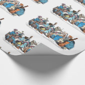 MUSIKSPRACHE TIERLANDWIRTSCHAFT ORCHESTRA Geburtst Geschenkpapier (Ecke)