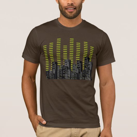 Musikstadt-Grafikt-shirt T-Shirt (Vorderseite)