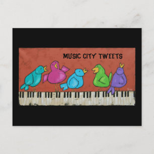 Musikstadt tweete Postkarte