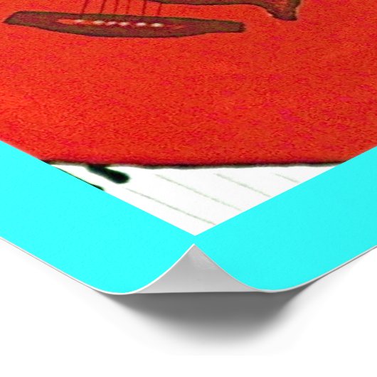 Musikstädteposter Poster (Ecke)