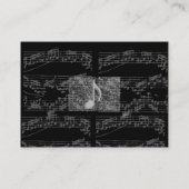 Musikstars Visitenkarte (Rückseite)