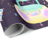 Musikstil 90er-Muster Geschenkpapier (Rolleneckpunkt)