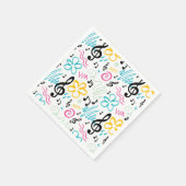 Musikstil der 90er Jahre Serviette (Ecke)